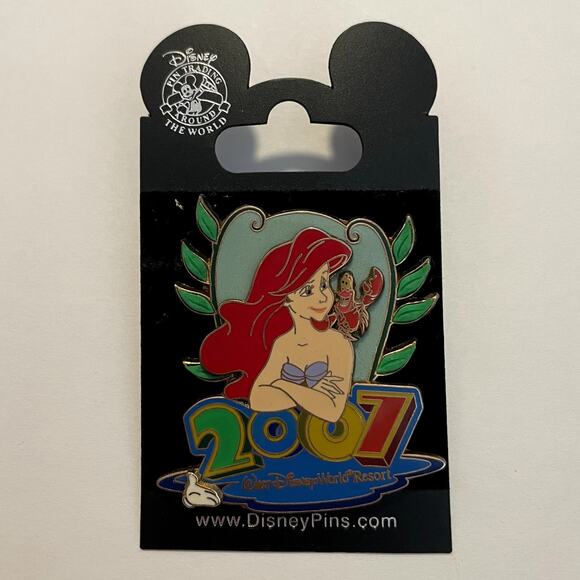 Disney Other - Disney Pin Ariel Sebastian 2007 White Glove Collection Limited Edition 500